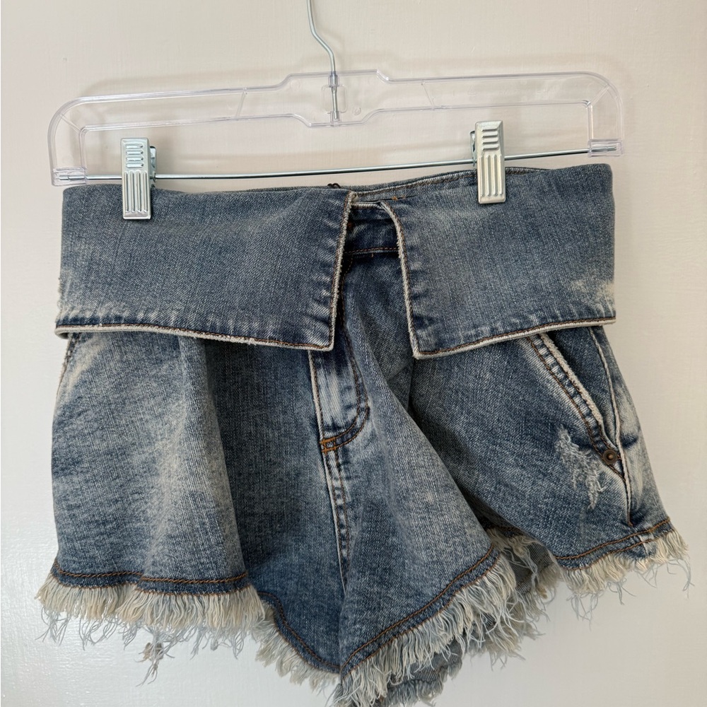 Retrofete Azure Denim Shorts